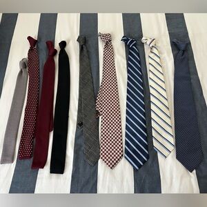 Assorted collection of 9 ties